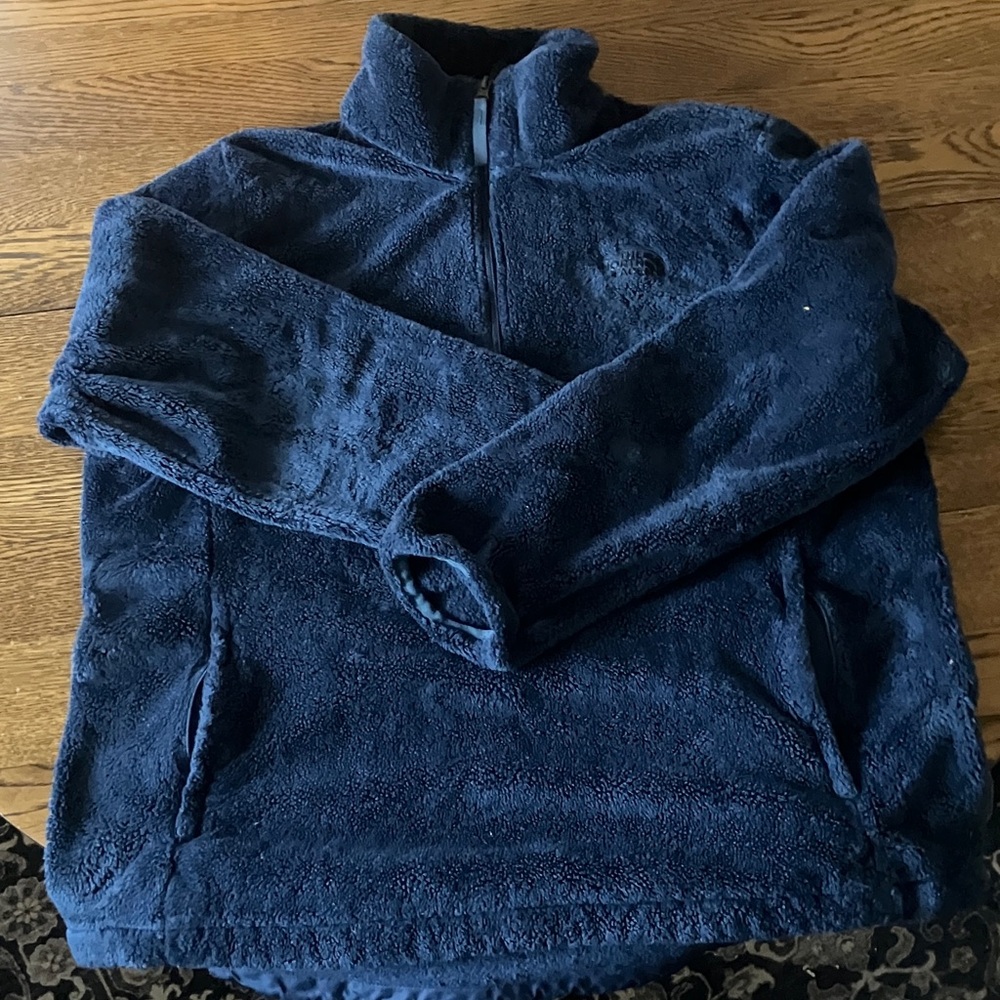 The North Face Men's Deep Blue Zip-Up Sweater